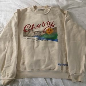 Cherry Los Angeles Mountain Wear Crewneck